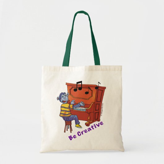 Book Bag - Wees creatief Tote Bag (Voorkant)