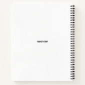 Book Binding Patent Design Notebook Notitieboek (Achterkant)