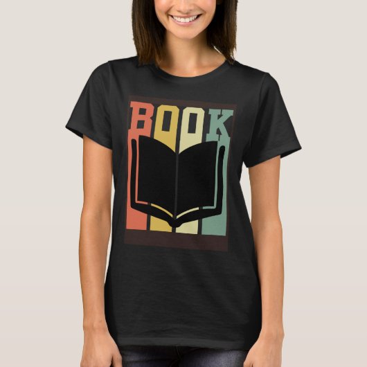 Book  Book and Books Reading pleasure Bookworm T-shirt (Voorkant)