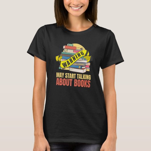 Book Bookworm Librarian T-shirt (Voorkant)