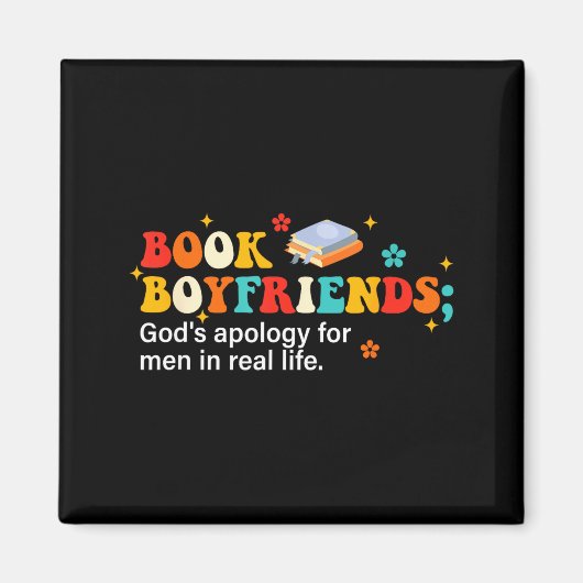 Book Boyfriends Definition Design Magneet (Voorkant)