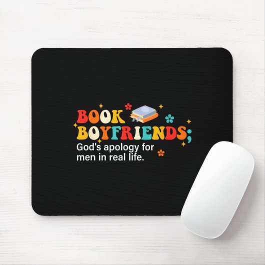 Book Boyfriends Definition Design Muismat (Met muis)