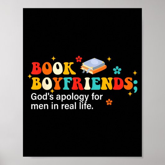 Book Boyfriends Definition Design Poster (Voorkant)
