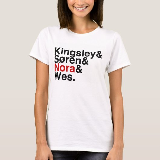 Book BoyVriend- Kingsley, Soren, Nora, Wes T-shirt (Voorkant)