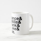 Book BoyVrienden — Vance Eddie Hank Luke Lee Koffiemok (Voorkant rechts)