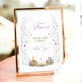 Book Bridal Shower Favors Poster