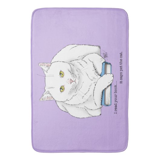 Book Cat Badmat (Voorkant Verticaal)