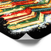 Book Christmas Tree Reading  Poster (Hoek)