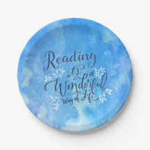Book Club Blue Typograhy Reading Quote