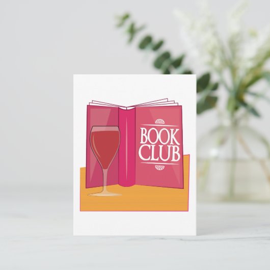 Book Club Briefkaart (Staand voorkant)