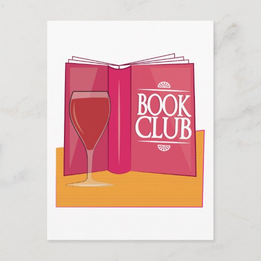 Book Club Briefkaart (Voorkant)