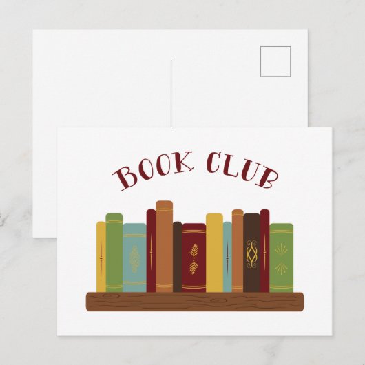 Book Club Briefkaart (Voorkant / Achterkant)