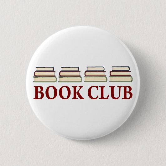 Book Club Cadeau voor lezers Ronde Button 5,7 Cm (Voorkant)