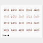 Book Club Cadeau voor lezers Ronde Sticker (Vel)