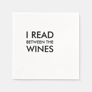 Book Club Cocktail Napkins - ik lees tussen de Li Servet