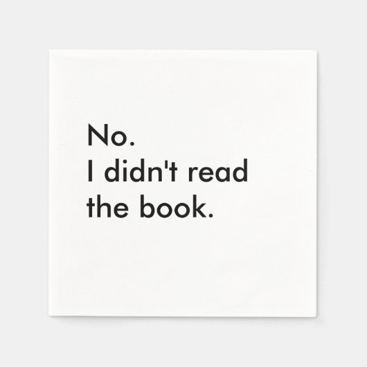 Book Club Cocktail Napkins Servet (Voorkant)