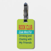 Book Club - Code Word Bagagelabel (Achterkant verticaal)