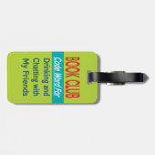 Book Club - Code Word Bagagelabel (Achterkant horizontaal)