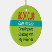 Book Club - Code Word Keramisch Ornament (Rechts)