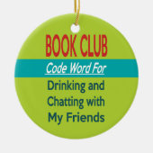 Book Club - Code Word Keramisch Ornament (Voorkant)