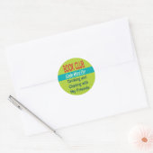Book Club - Code Word Ronde Sticker (Envelop)