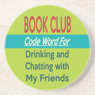 Book Club - Code Word Zandsteen Onderzetter