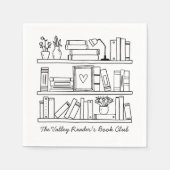 Book Club Event Personalized Servet (Voorkant)