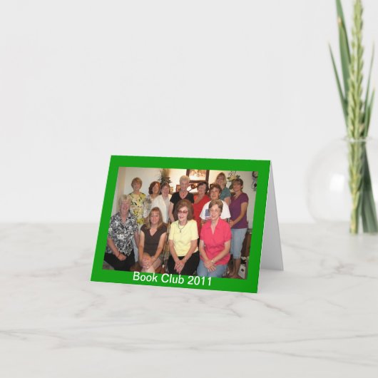 Book Club Feestdagen Kaart (Voorkant)