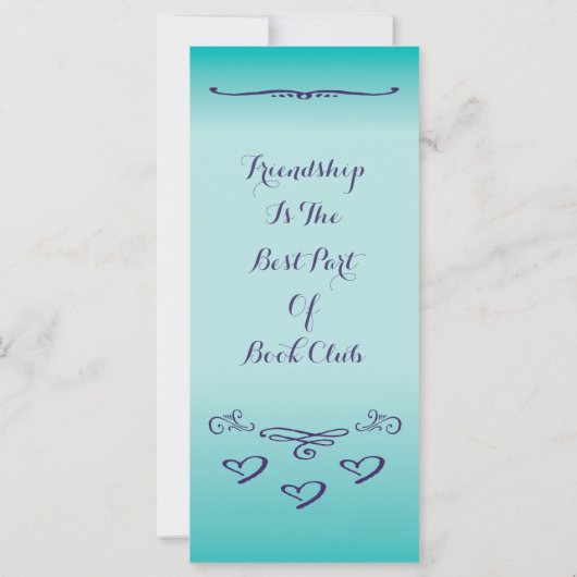 Book Club - Friendship Book Marker (Achterkant)
