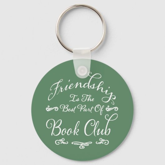 Book Club Friendship Key Holder Green Sleutelhanger (Voorkant)