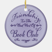 Book Club Friendship Ornament (Achterkant)