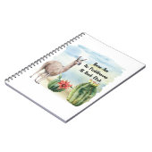 Book Club Funny Llama Journal Notitieboek (Linkerzijde)