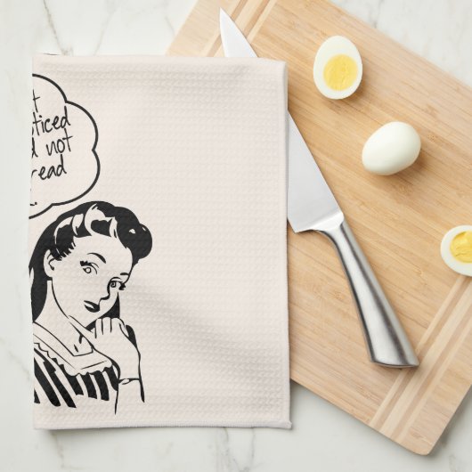 Book Club Funny Retro Tea Towel Theedoek (Quarter Fold)
