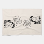 Book Club Funny Retro Tea Towel Theedoek (Horizontaal)