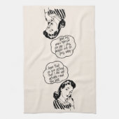 Book Club Funny Retro Tea Towel Theedoek (Verticaal)
