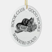 Book Club - Good Books - Goede vrienden Keramisch Ornament (Rechts)