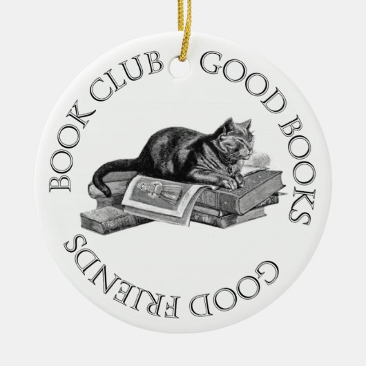 Book Club - Good Books - Goede vrienden Keramisch Ornament (Voorkant)