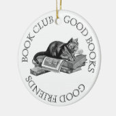 Book Club - Good Books - Goede vrienden Keramisch Ornament (Links)