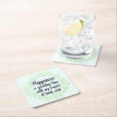 Book Club Group Gathering Book Worm Bibliophile Kartonnen Onderzetters (Insitu)