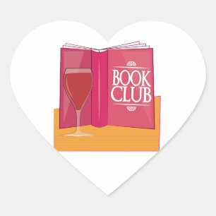 Book Club Hart Sticker