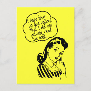 Book Club - I Hope - Retro Briefkaart