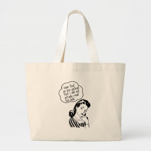 Book Club - I Hope - Retro Grote Tote Bag