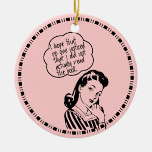 Book Club - I Hope - Retro Keramisch Ornament