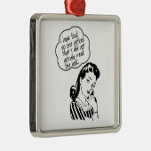 Book Club - I Hope - Retro Metalen Ornament (Rechts)