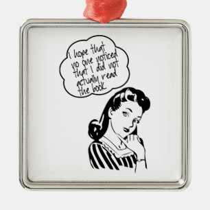 Book Club - I Hope - Retro Metalen Ornament