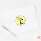 Book Club - I Hope - Retro Ronde Sticker (Envelop)