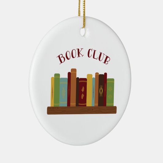 Book Club Keramisch Ornament (Rechts)