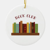 Book Club Keramisch Ornament (Voorkant)