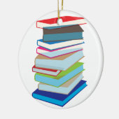 Book Club Keramisch Ornament (Links)