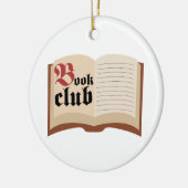 Book Club Keramisch Ornament (Links)